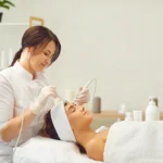 Trainings esthetician at work